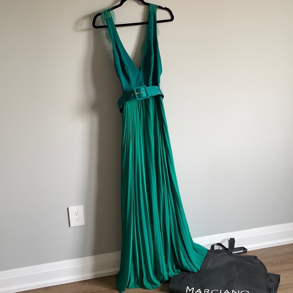 Marciano Green Long Dress- XS - Picture 1 of 6